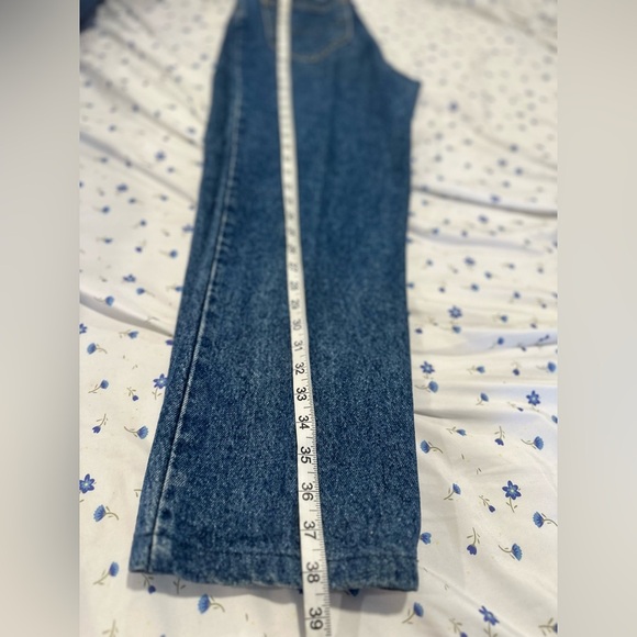 Vintage 80’s Lee Jeans Mens 34x28 Acid Wash Baggy Relaxed Fit Tapered - Picture 5 of 14